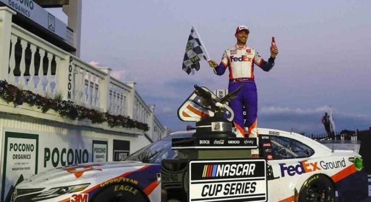 Hamlin conquista segunda prueba de NASCAR en Pocono