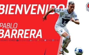 Oficial: Pablo Barrera, refuerzo del Atlético de San Luis