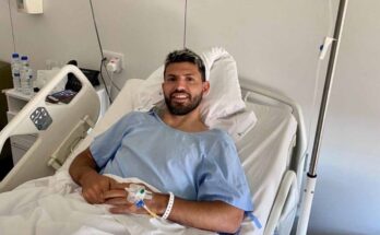 Sergio Agüero sale bien de su operación en la rodilla