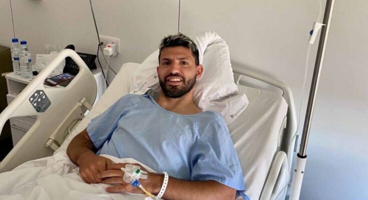 Sergio Agüero sale bien de su operación en la rodilla