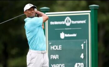 Aficionados salen a la calle sin cubrebocas para ver a Tiger Woods