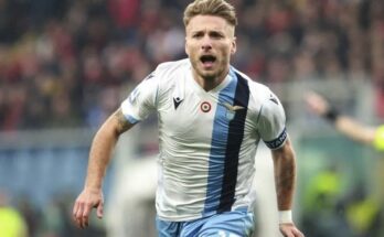 Ciro Immobile de la Lazio, superó al polaco Lewandowski en la pelea por la bota de oro