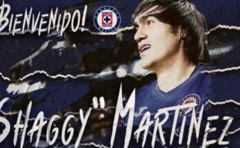 Cruz Azul anuncia a Shaggy Martínez como refuerzo