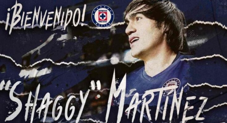 Cruz Azul anuncia a Shaggy Martínez como refuerzo