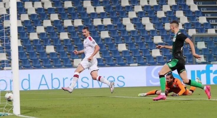 Ibrahimovic marca golazo y lleva al Milan a la victoria sobre el Sassuolo