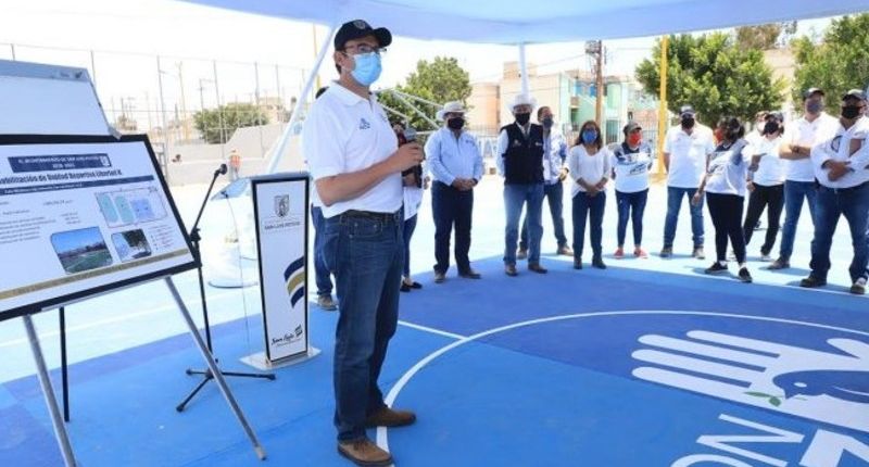 Invierten más de 32.6 mdp en rehabilitación de centros deportivos en SLP