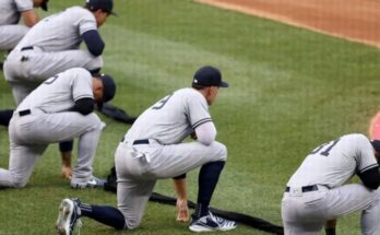 Nacionales y Yankees se arrodillan contra racismo antes de inaugurar temporada