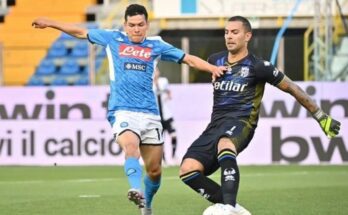 Napoli cae ante el Parma; Hirving Lozano vuelve a ser titular