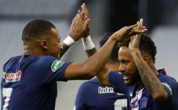 Neymar devuelve la Copa al PSG y Mbappé se lesiona