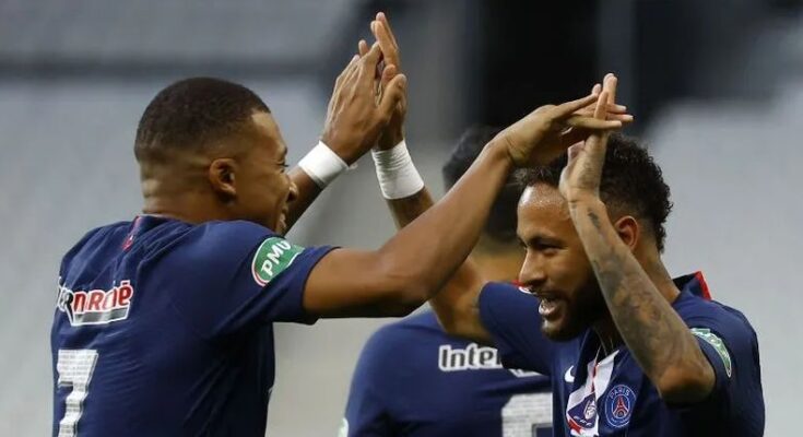 Neymar devuelve la Copa al PSG y Mbappé se lesiona
