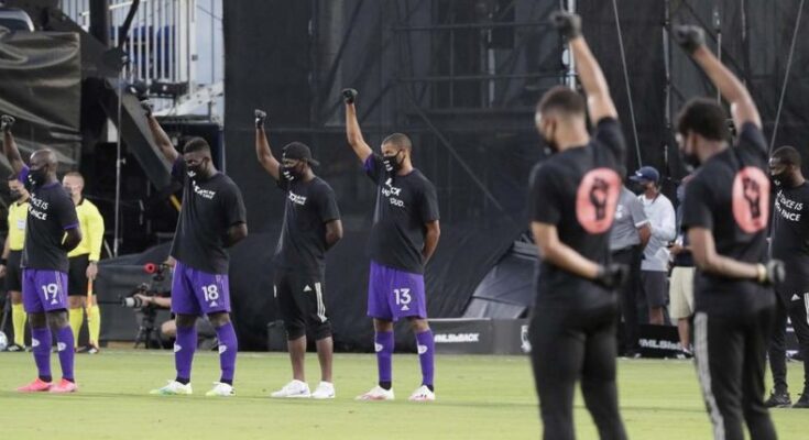 Protesta contra el racismo precede reanudación de la MLS