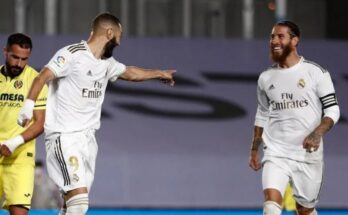 Ramos y Benzema intentan copiar penal de Messi y Suarez pero no les salió