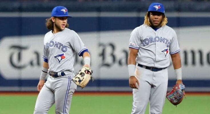 Vladimir Guerrero Jr., la saca del parque Vladimir Guerrero Jr., la saca del parque