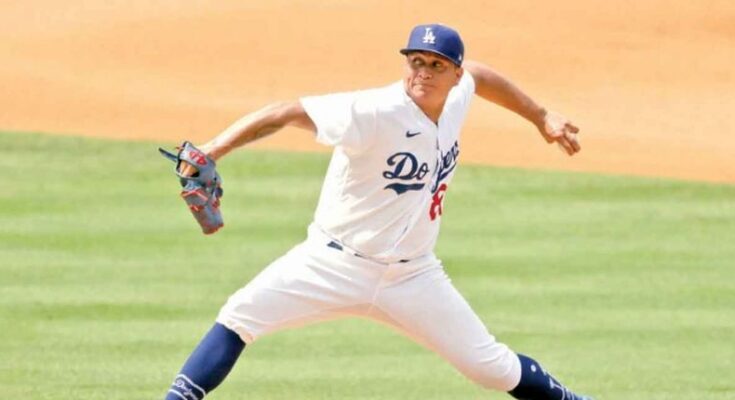 Celebra su primer triunfo; Víctor González gana con Dodgers