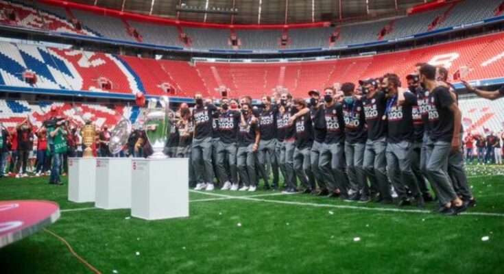 Discreto festejo del Bayern Múnich en casa