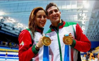 Paola Espinosa y Rommel Pacheco, profesores de educación física en TV