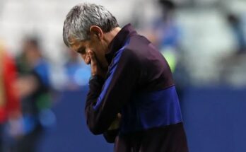 Quique Setién con un pie fuera del Barcelona, tras la humillación en Lisboa