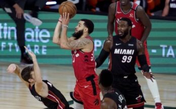Raptors se imponen 107-103 al Heat con magnífica actuación de Fred VanVleet