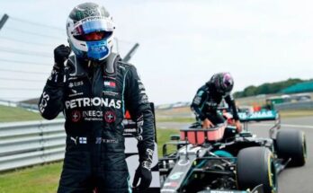 Valtteri Bottas le gana la ”pole” a Lewis Hamilton en Silverstone