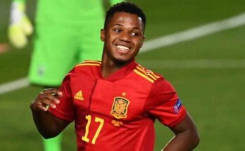Ansu Fati marca gol histórico con España