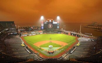 Así se vio el cielo en el juego Gigantes-Marineros