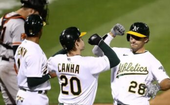 Athletics blanquean a Giants y logran boleto a playoffs