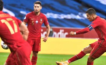 Cristiano Ronaldo marcó su gol 100 y fue al ángulo