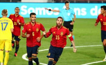 España golea y lidera su grupo en la Liga de Naciones