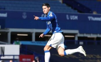 James se estrena como goleador en la segunda victoria del Everton