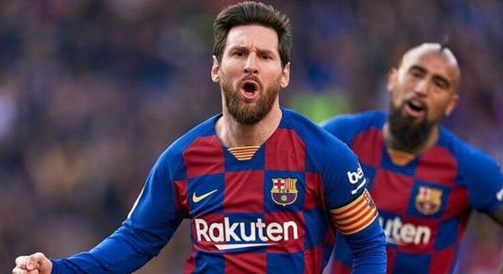 Messi cumple 20 años con el Barcelona