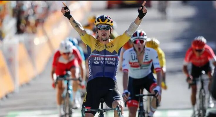 Primoz Roglic gana primera etapa de montaña en el Tour de Francia