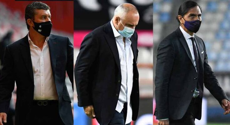 Tres técnicos de la Liga MX con su puesto en riesgo