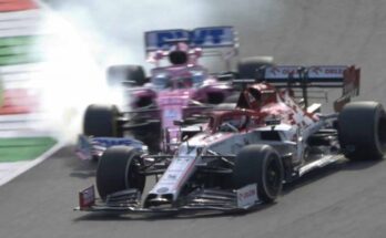 ‘Checo’ Pérez choca con Raikkonen en segunda sesión