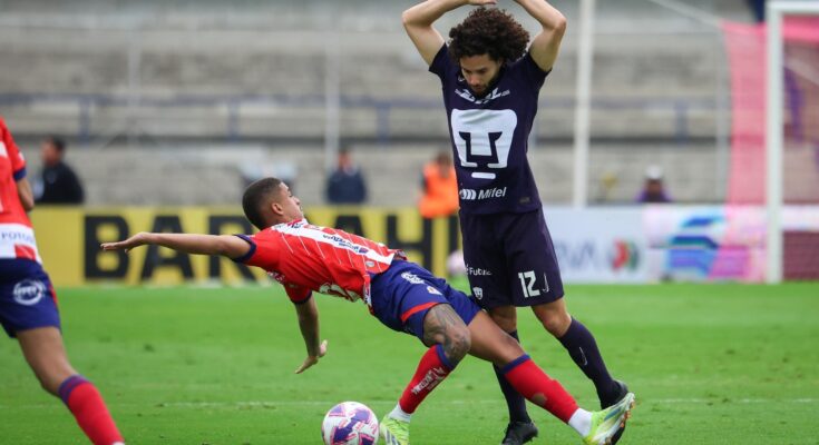 Atlético de San Luis, fue presa fácil de Pumas, 3-0