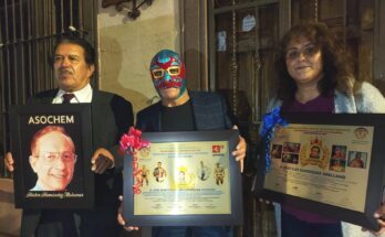 Vibrante visita de la leyenda, Dos Caras, a San Luis Potosí