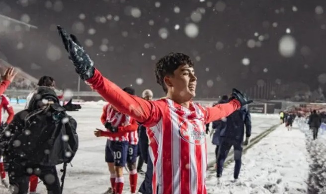 Potosino, David Rodríguez, se corona con Atlético de Otawa